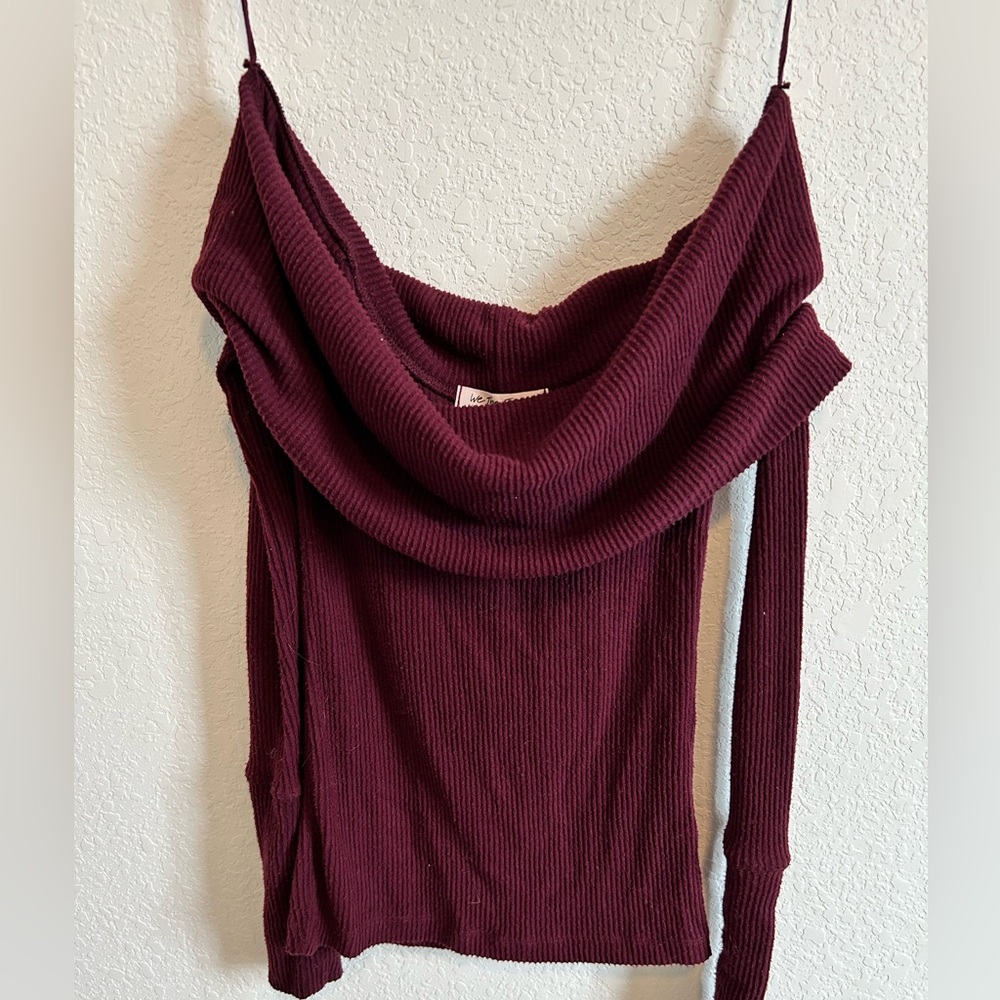 We The Free off the shoulder sweater
